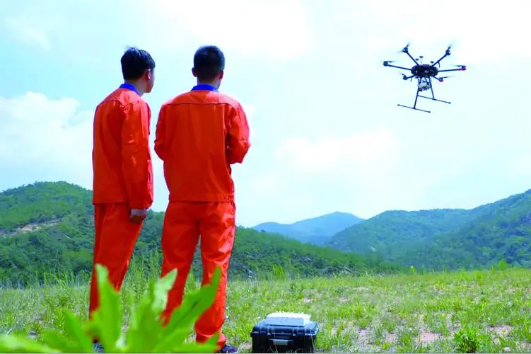 苏尼特左无人机倾斜摄影巡检拍摄